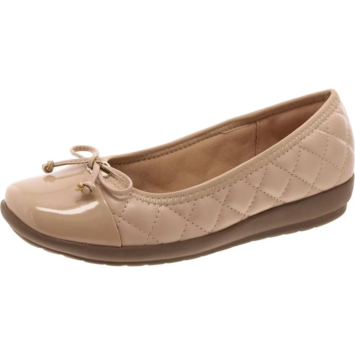 Adrina 3 Womens Faux Leather Flat Moccasins