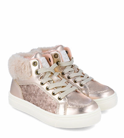 AGATHA RUIZ DE LA PRAD GLITZ FUR Kids Comfort Playtime Sneakers