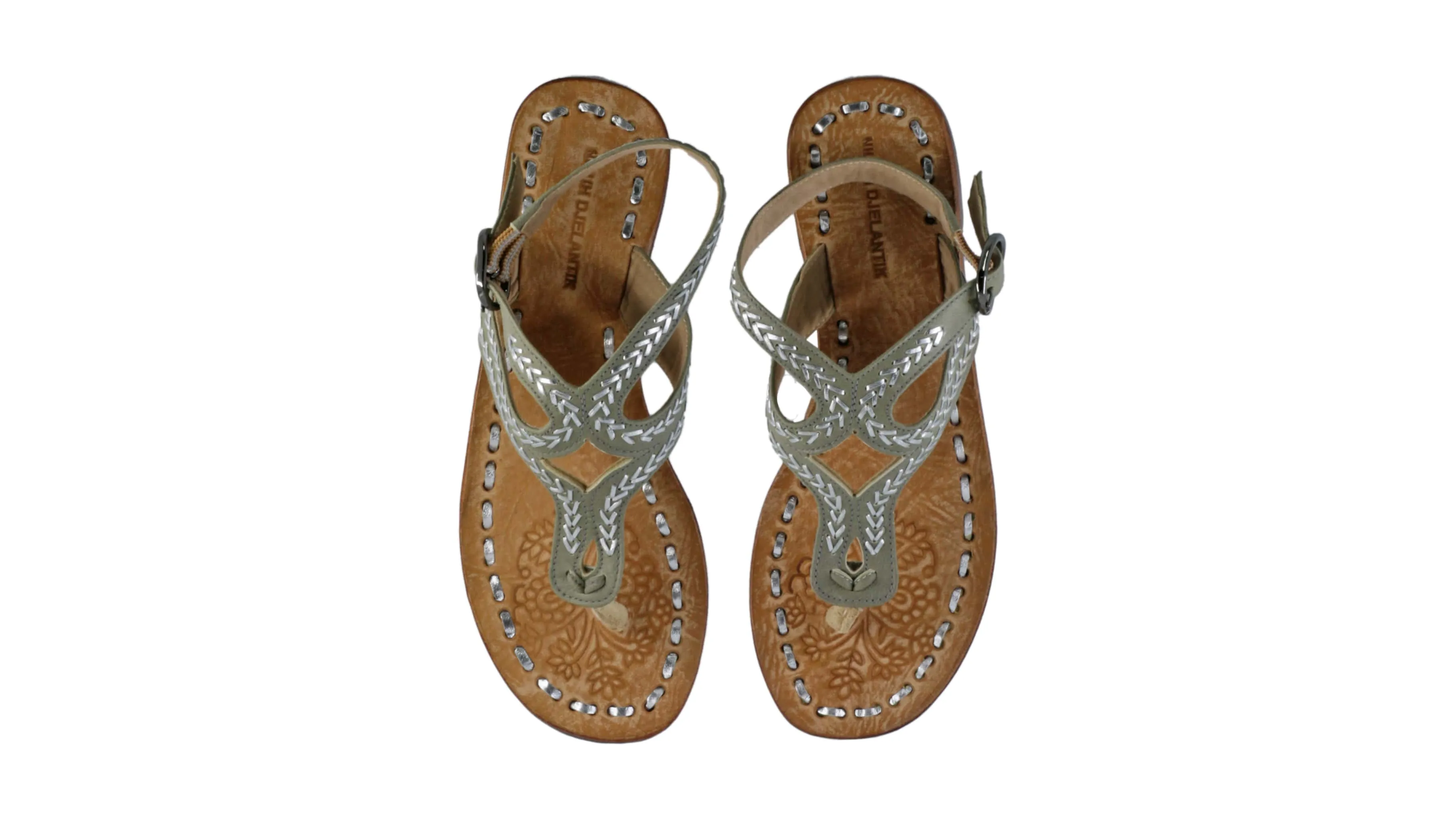 Agra 20mm Flats - Grey & Silver