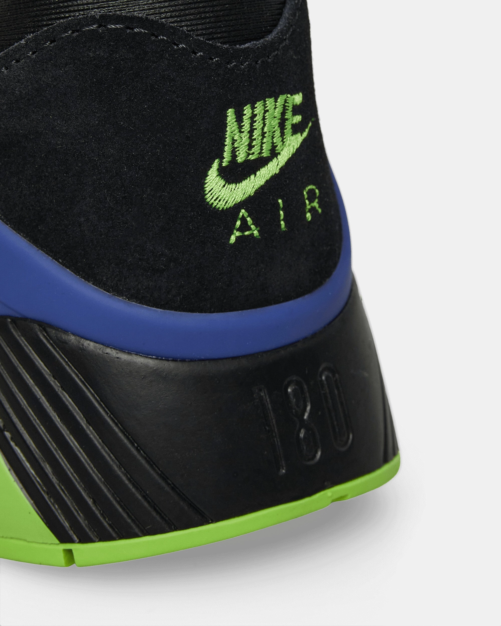 Air 180 Sneakers Black / White Flexible Shoes