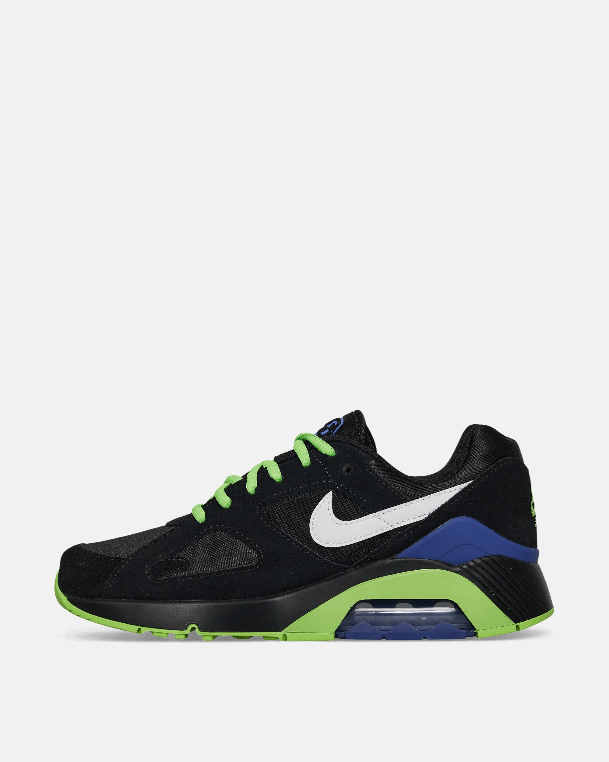 Air 180 Sneakers Black / White Flexible Shoes
