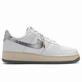 Air Force 1 07 LX - White/Smoke Grey/Beach Nike signature design with comfort fit