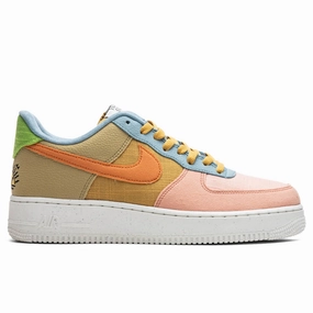 Air Force 1 '07 LV8 - Sanded Gold/Hot Curry/Wheat Grass Nike signature design with comfort fit