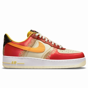 Air Force 1 '07 PRM Little Accra - Habanero Red/Light Curry/Coconut Milk Nike trainers with responsive foam
