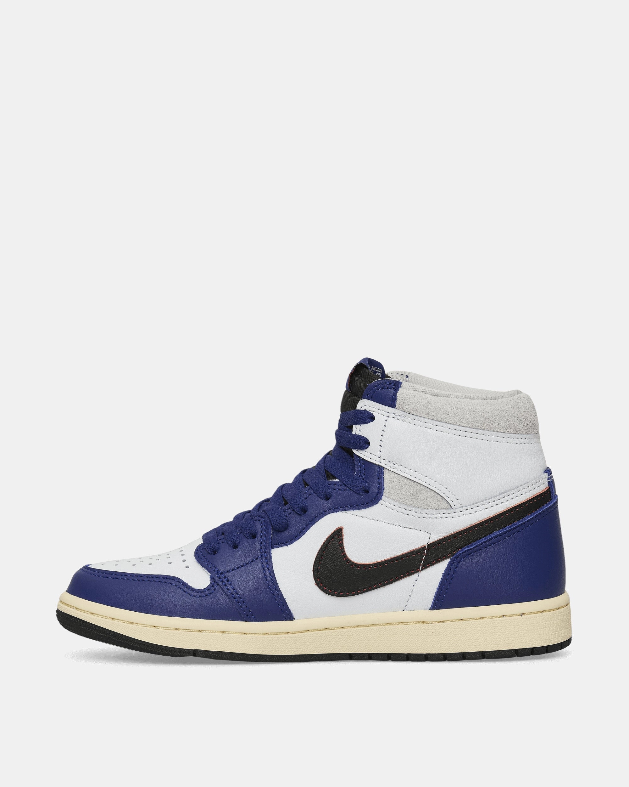 Air Jordan 1 High OG 'Rare Air' Sneakers White / Deep Royal Blue Flexible Shoes