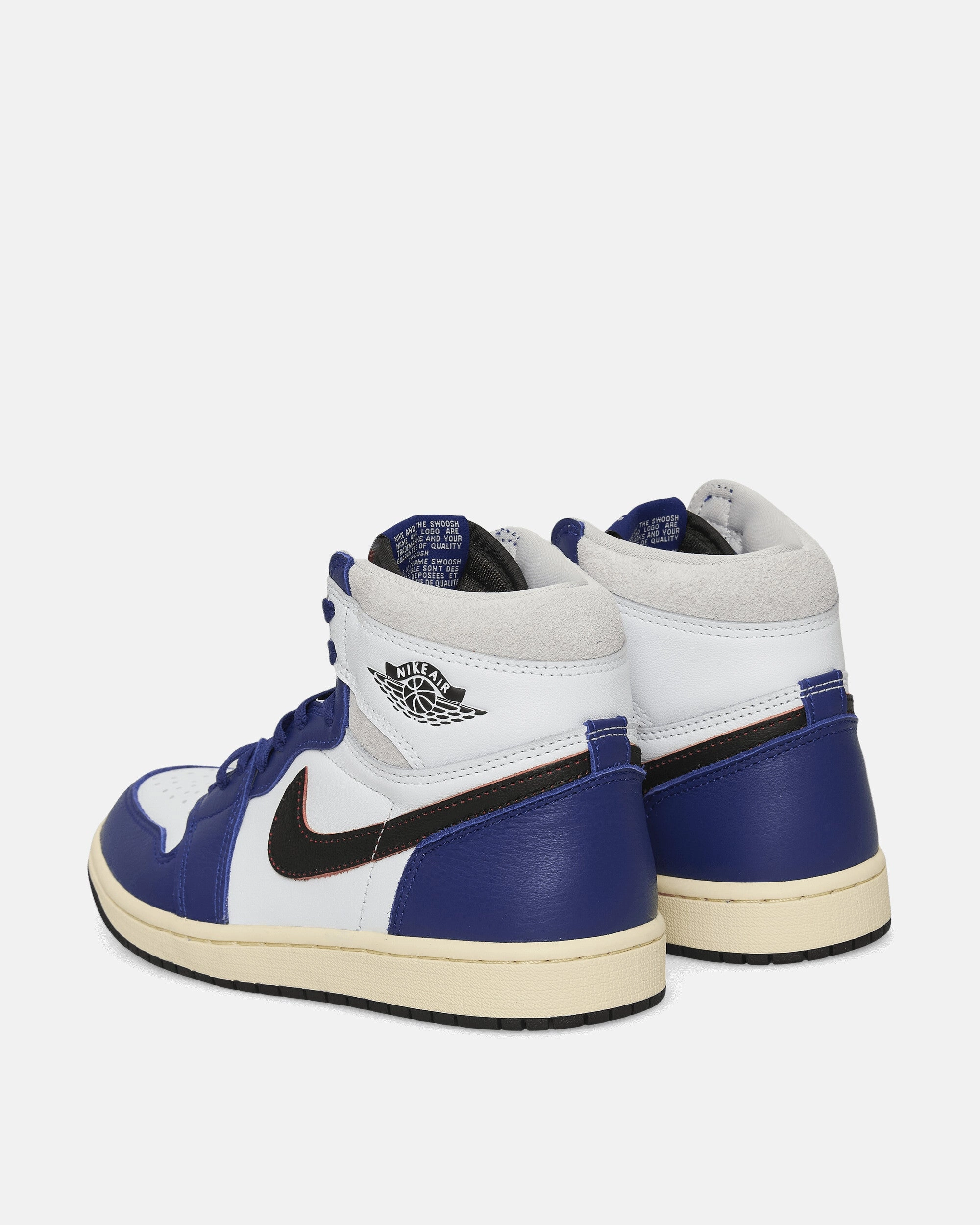 Air Jordan 1 High OG 'Rare Air' Sneakers White / Deep Royal Blue Flexible Shoes