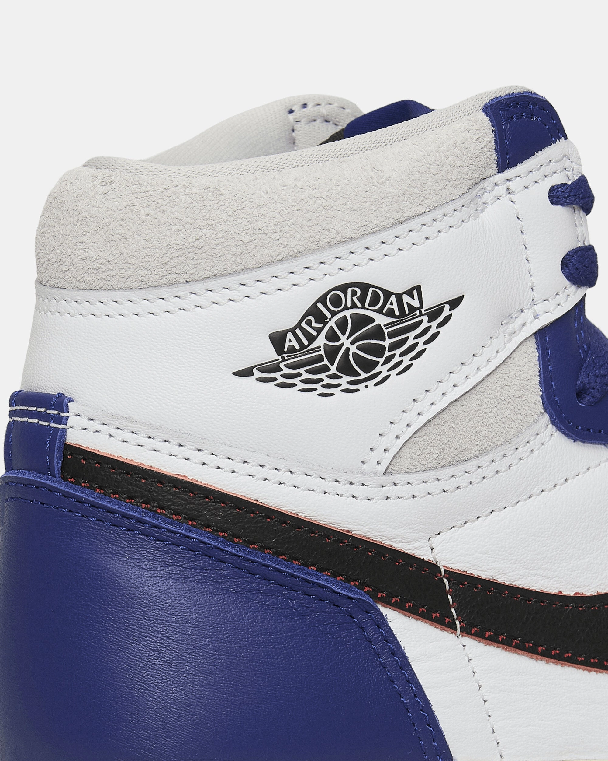 Air Jordan 1 High OG 'Rare Air' Sneakers White / Deep Royal Blue Flexible Shoes