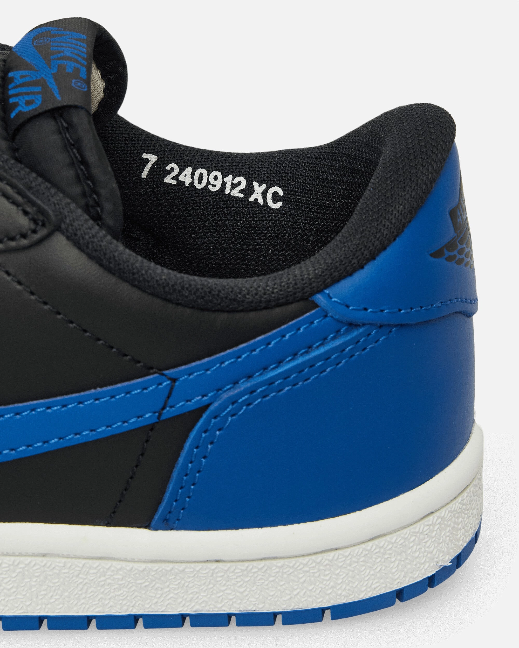 Air Jordan 1 Low '85 Sneakers Black / Varsity Royal Flexible Shoes