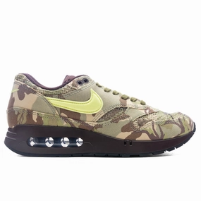 Air Max 1 '86 OG 'Camo' - Earth/Light Lemon Twist/Oil Green/Black Nike everyday shoes with mesh upper