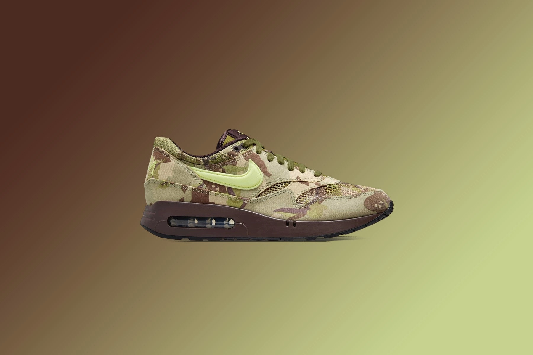 Air Max 1 '86 OG 'Camo' - Earth/Light Lemon Twist/Oil Green/Black Nike Lightweight Everyday Shoes