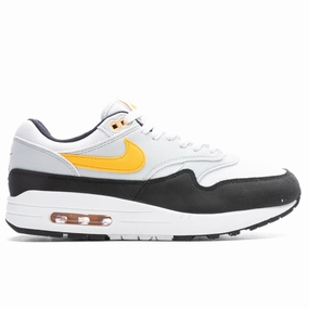 Air Max 1 'Steelers' - White/University Gold/Black Nike lifestyle sneakers with retro vibe
