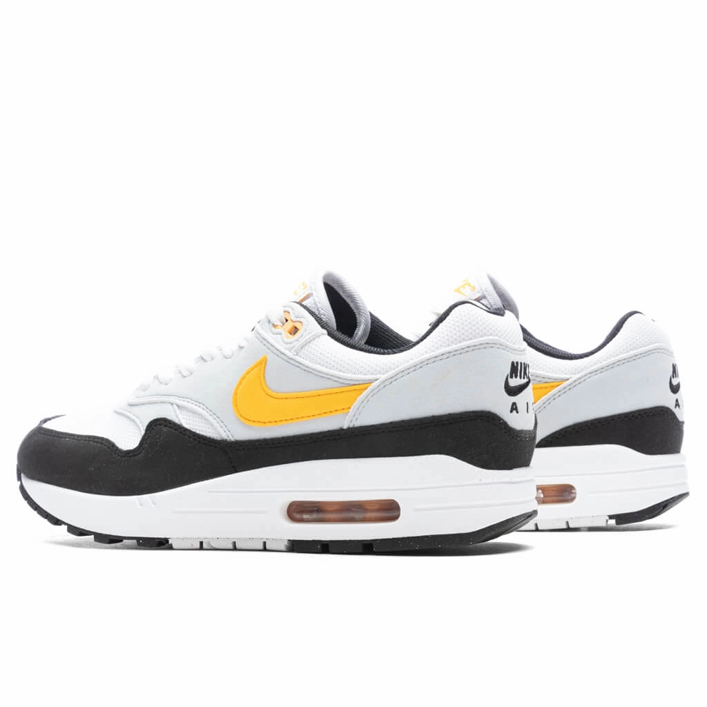 Air Max 1 'Steelers' - White/University Gold/Black Nike Retro Lifestyle Shoes