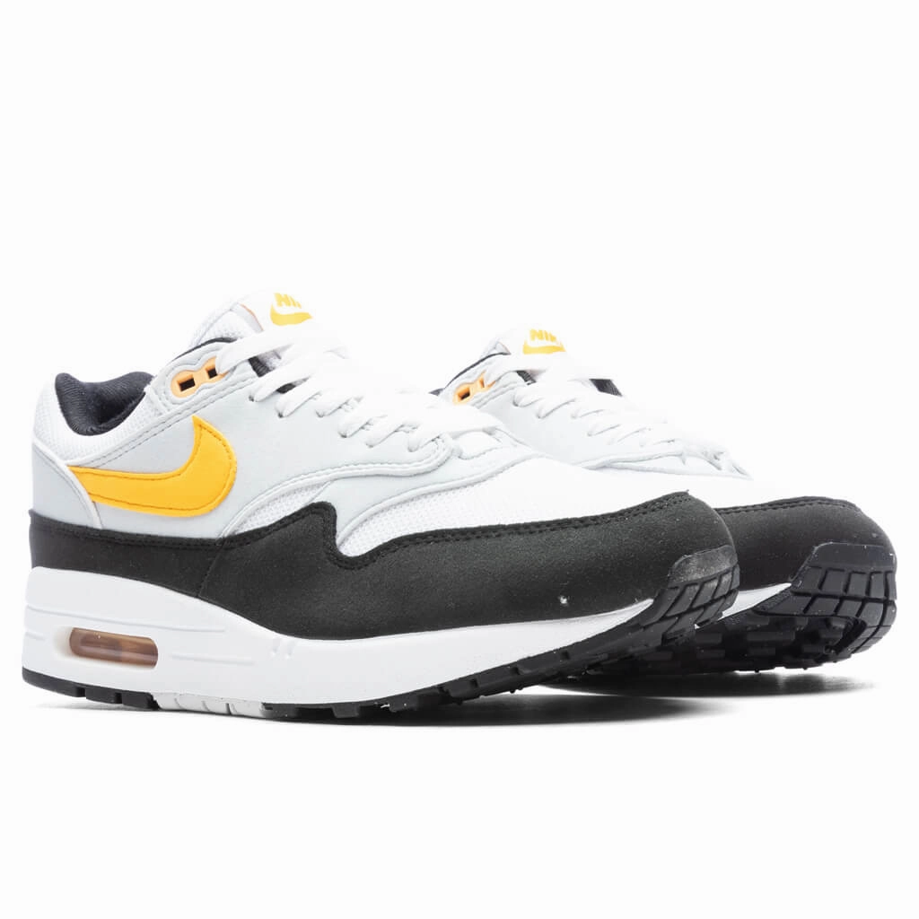 Air Max 1 'Steelers' - White/University Gold/Black Nike Retro Lifestyle Shoes