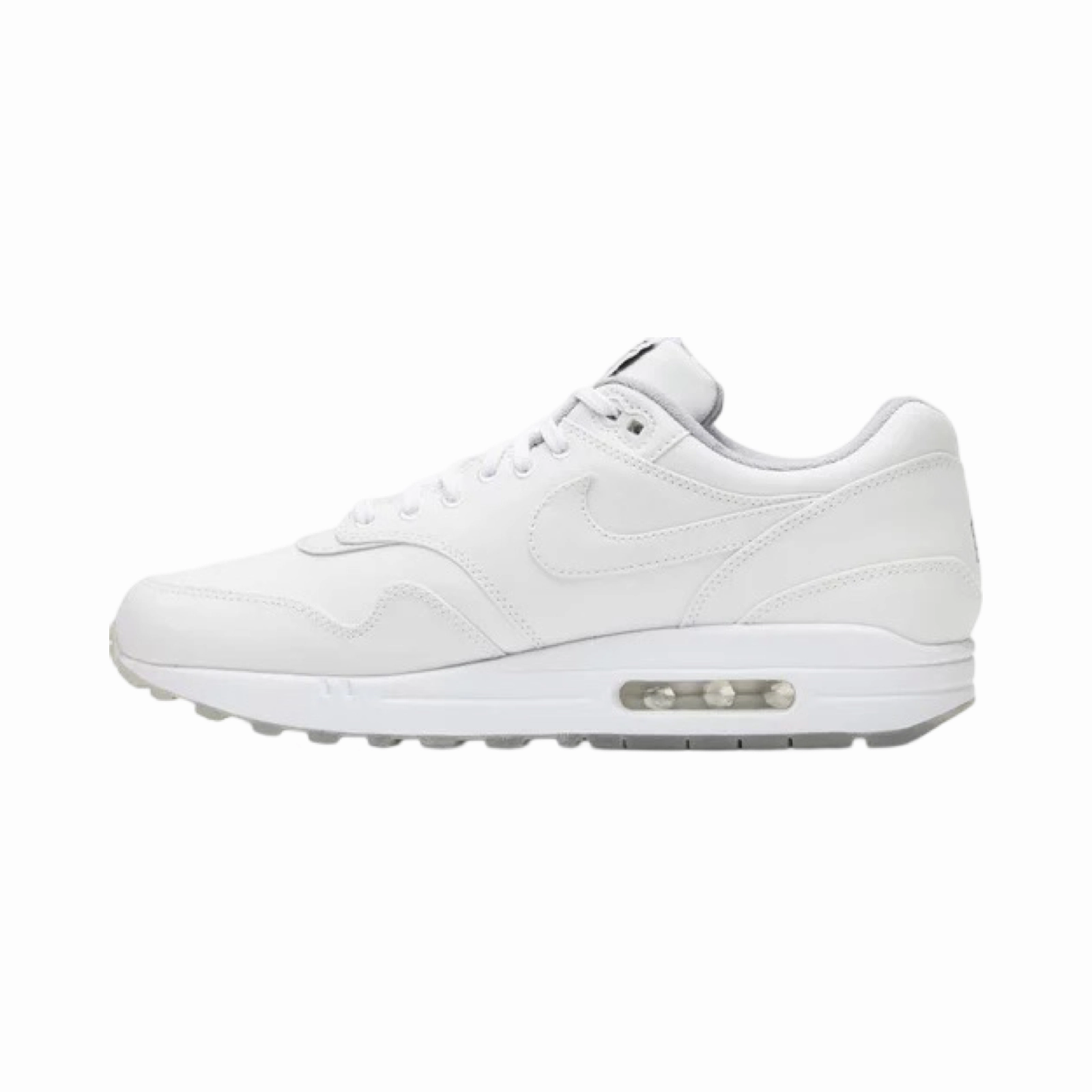 Air Max 1 DSM Dover Street Market Ventile White Nike training shoes with flexible soles