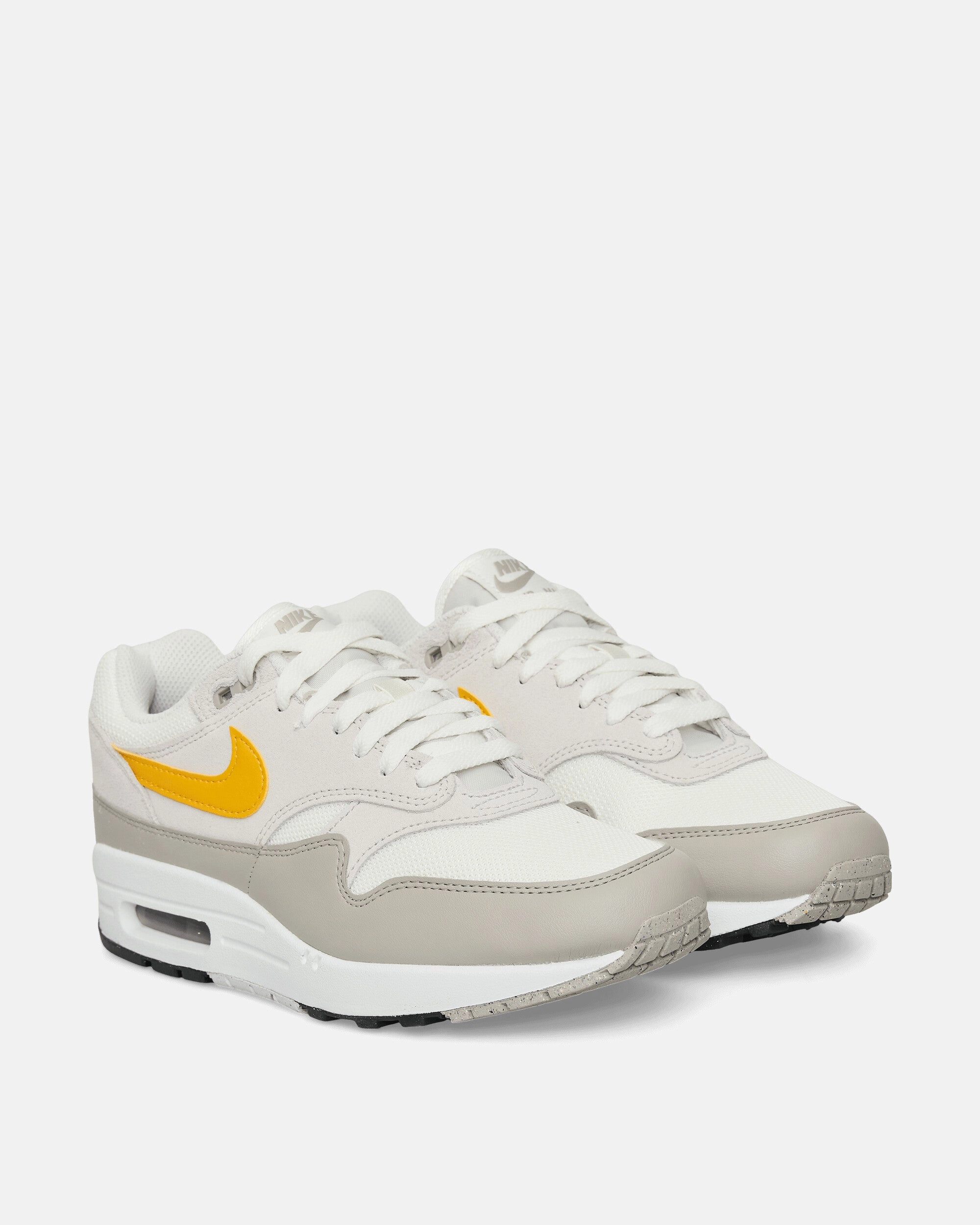 Air Max 1 Essential Sneakers Summit White / Vast Grey / University Gold Flexible Shoes