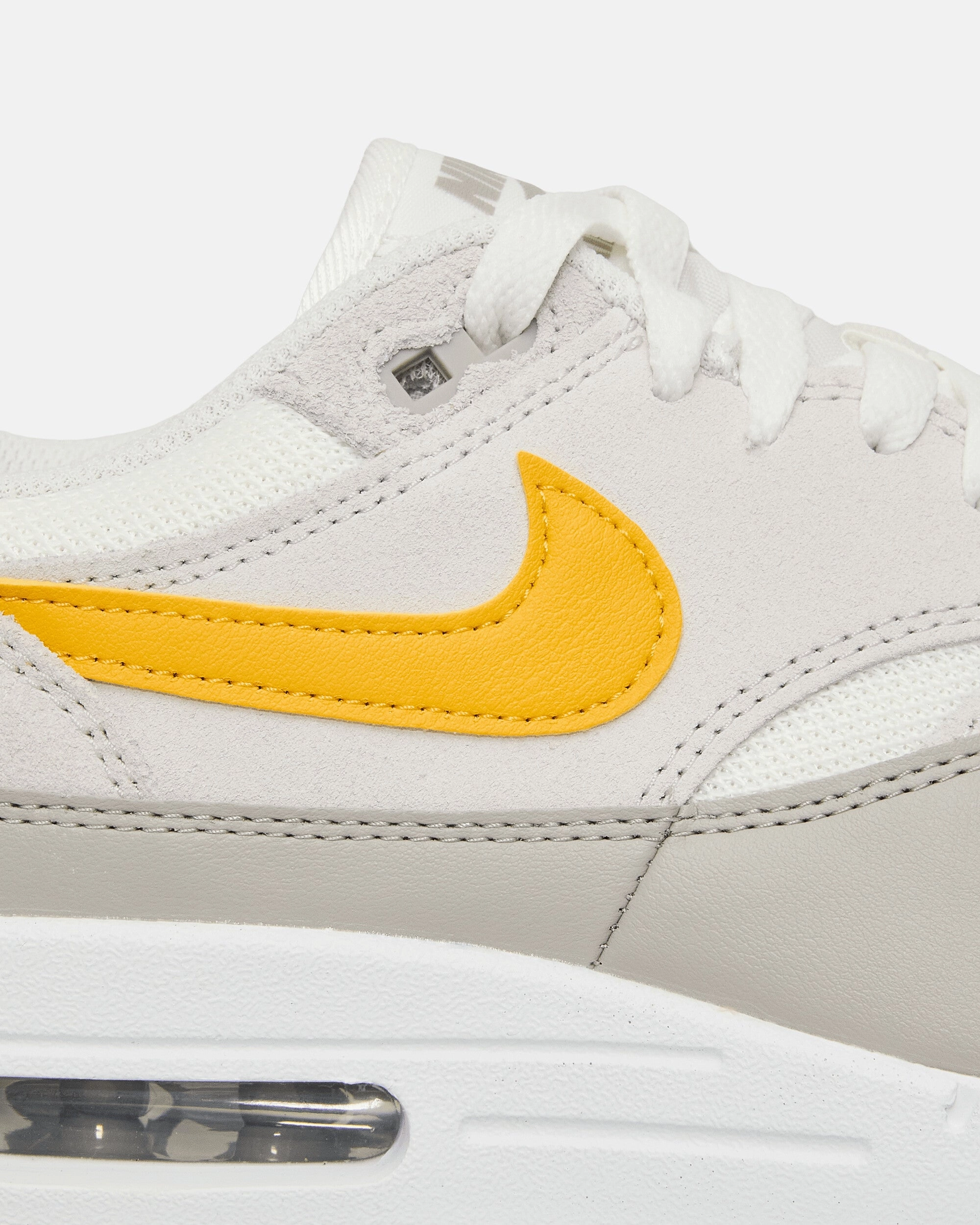 Air Max 1 Essential Sneakers Summit White / Vast Grey / University Gold Flexible Shoes