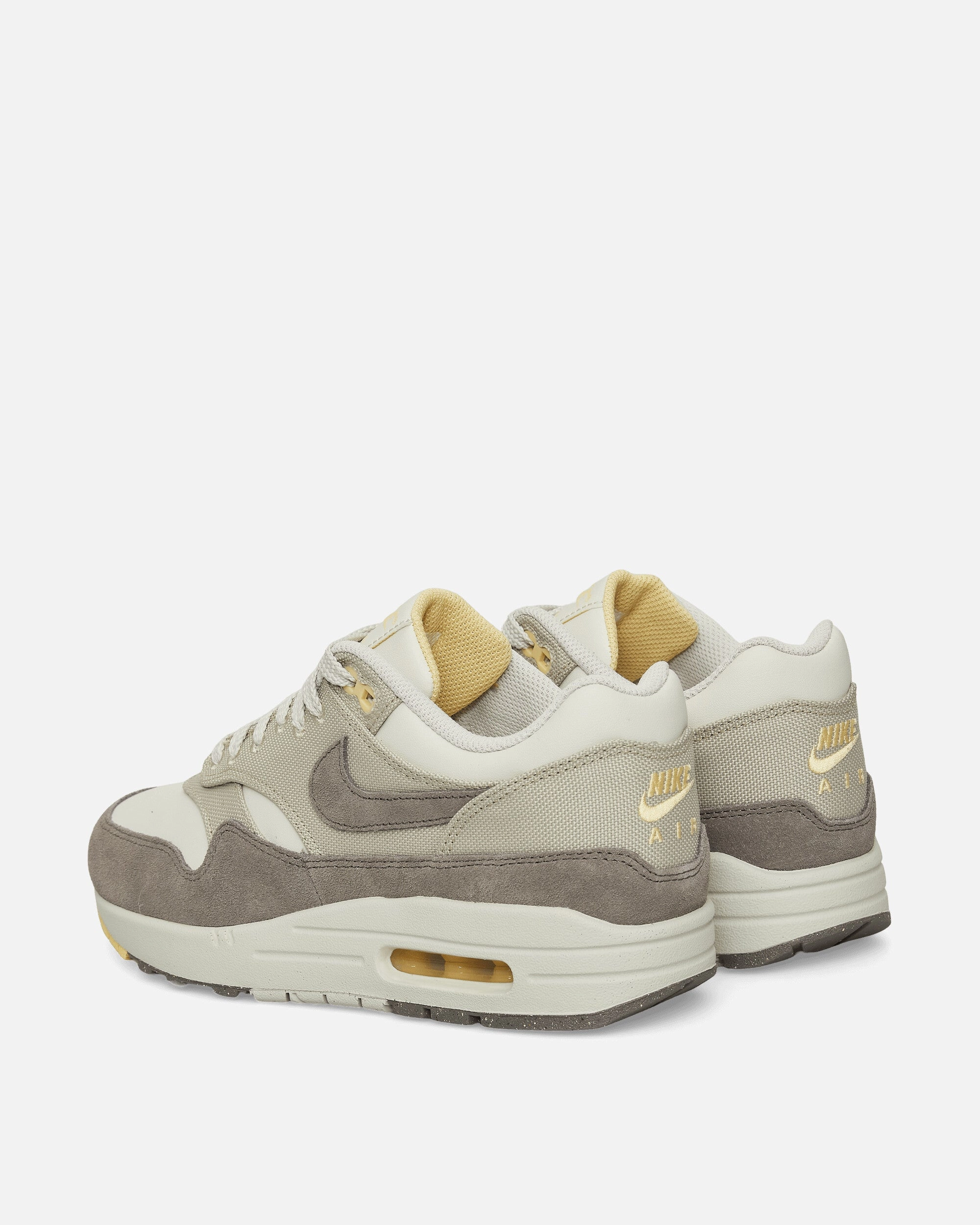 Air Max 1 Premium Sneakers Light Bone / Cave Stone Flexible Shoes