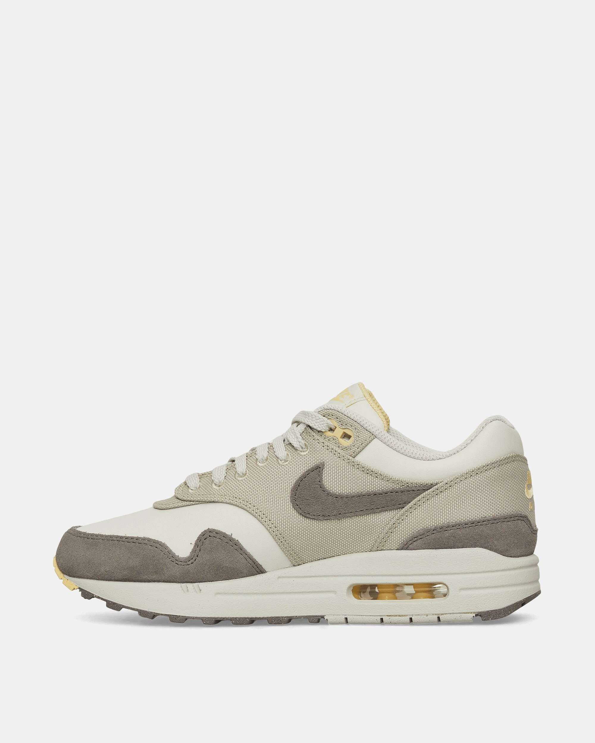 Air Max 1 Premium Sneakers Light Bone / Cave Stone Flexible Shoes