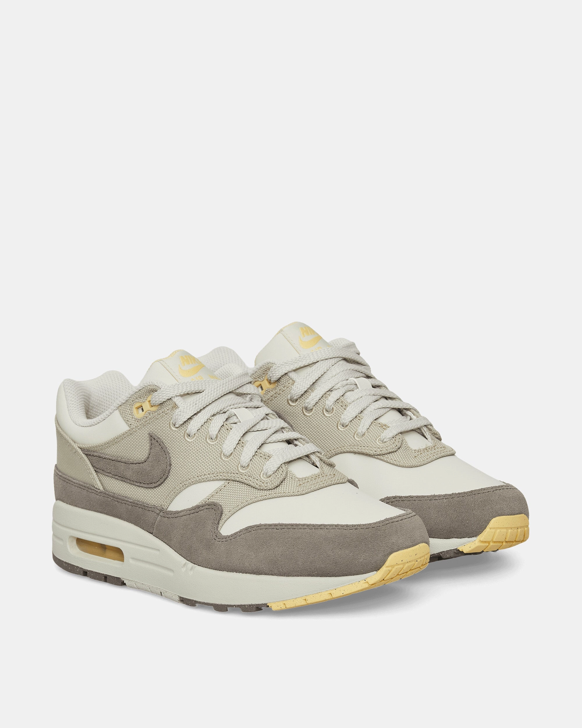 Air Max 1 Premium Sneakers Light Bone / Cave Stone Flexible Shoes