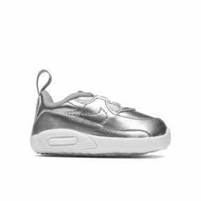 Air Max 90 Crib QS - Chrome/Pure Platinum/White Nike trainers with responsive foam