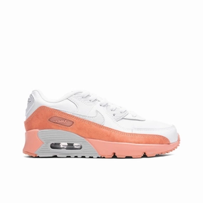 Air Max 90 LTR SE (PS) - White/Aura/ LT Madder Root Nike signature design with comfort fit