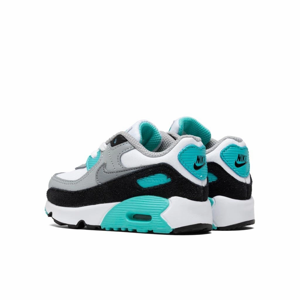 Air Max 90 LTR (TD) - White/Particle Grey/Light Smoke Grey Nike Foam Comfort Trainers