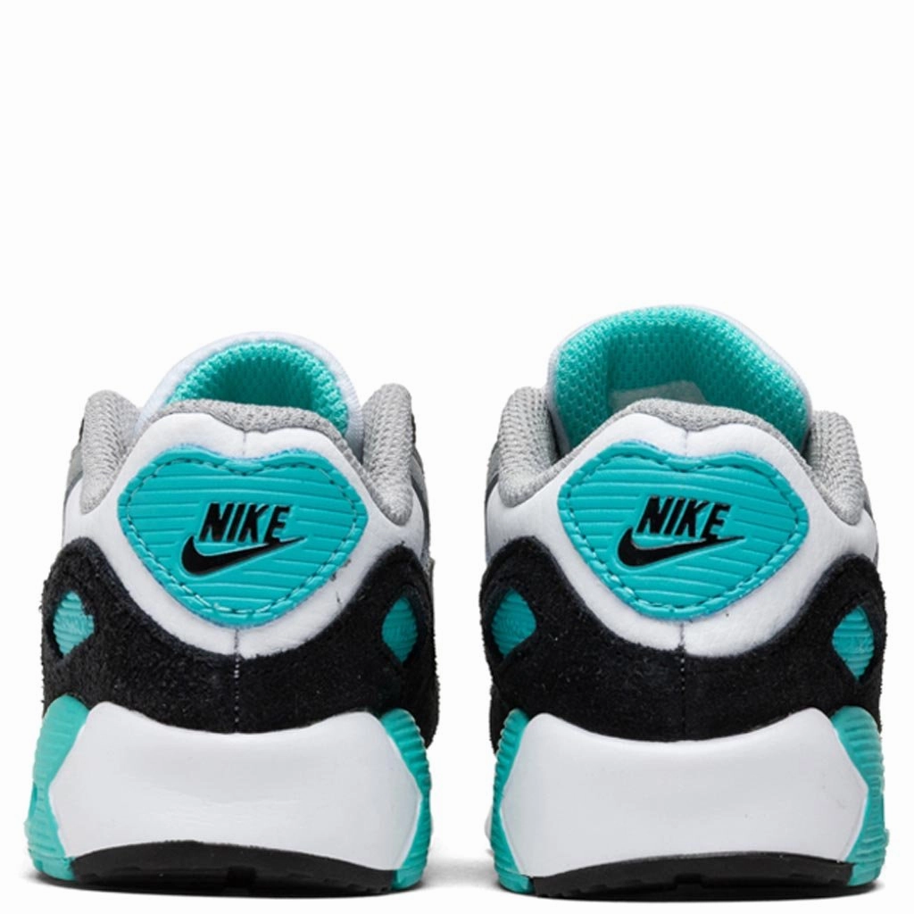 Air Max 90 LTR (TD) - White/Particle Grey/Light Smoke Grey Nike Foam Comfort Trainers