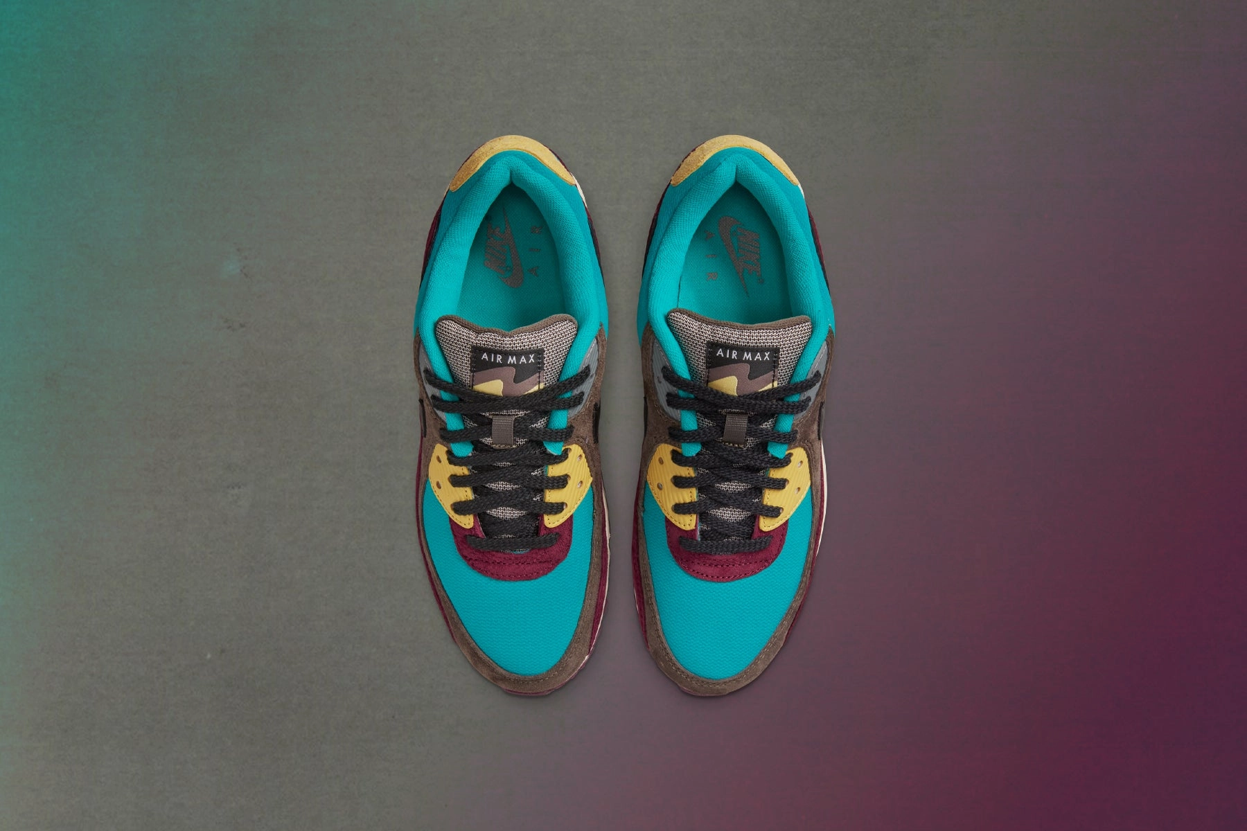 Air Max 90 NRG - Ridgerock/Turbo Green Nike trainers with responsive foam