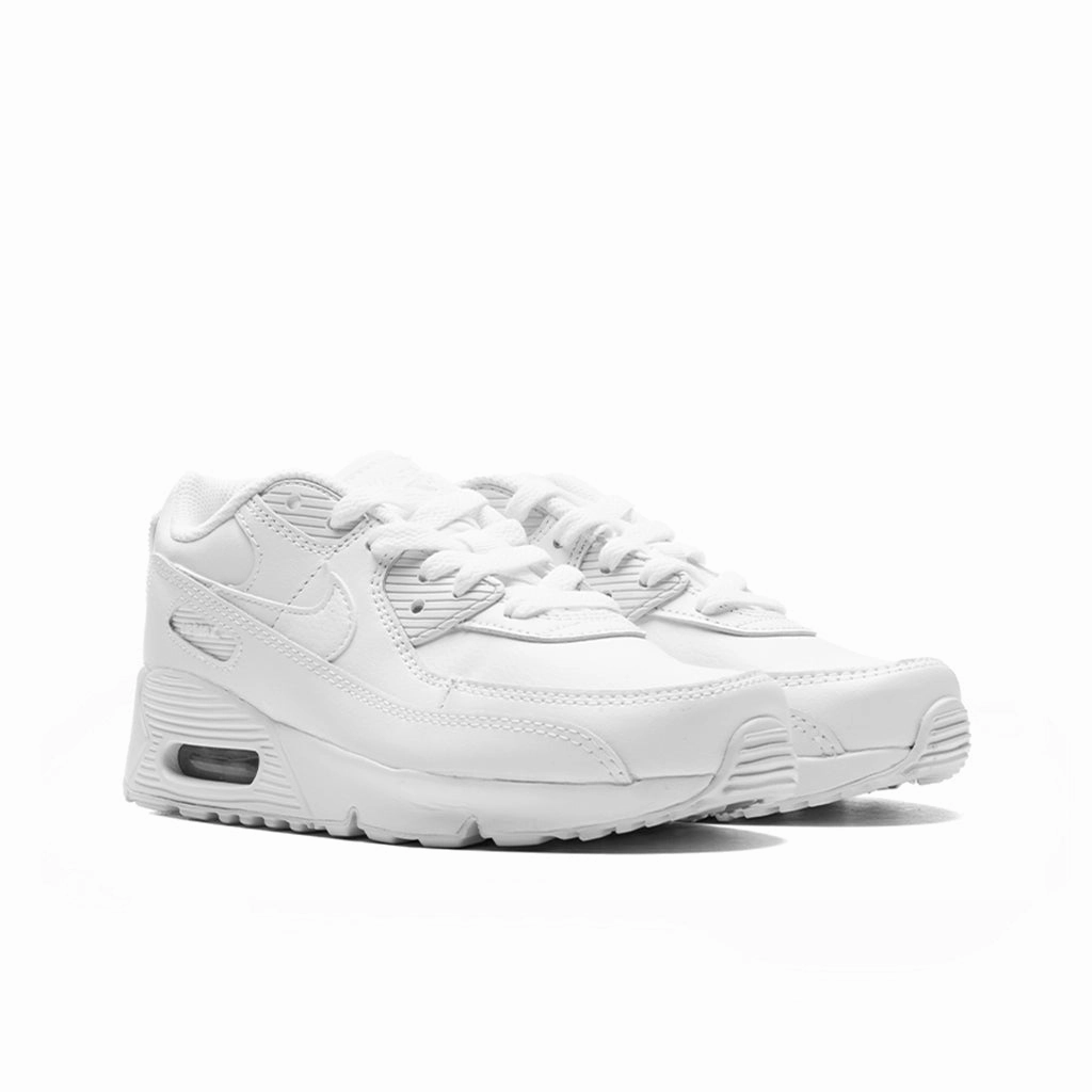 Air Max 90 (PS) - White/Metallic Silver Nike Retro Lifestyle Shoes