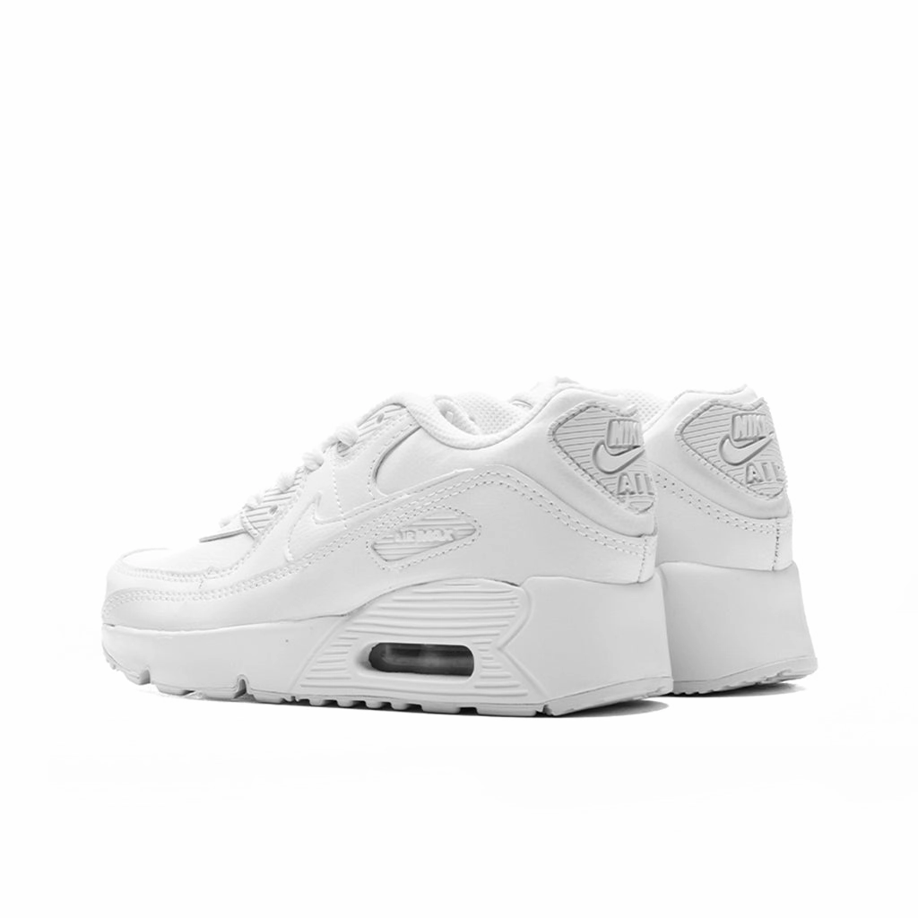 Air Max 90 (PS) - White/Metallic Silver Nike Retro Lifestyle Shoes