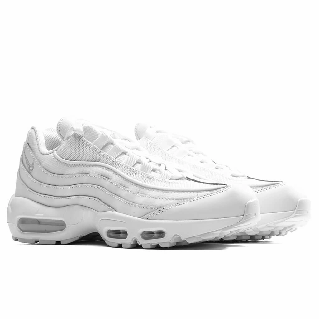 Air Max 95 Essential - White/Grey Fog Nike trainers with responsive foam