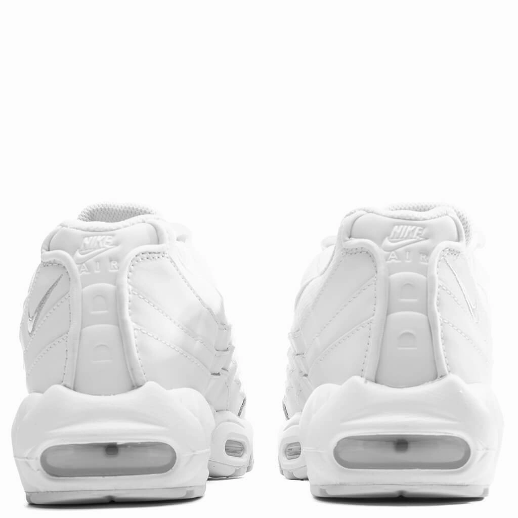 Air Max 95 Essential - White/Grey Fog Nike trainers with responsive foam