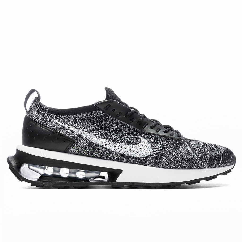 Air Max Flyknit Racer - Black/White Nike signature design with comfort fit