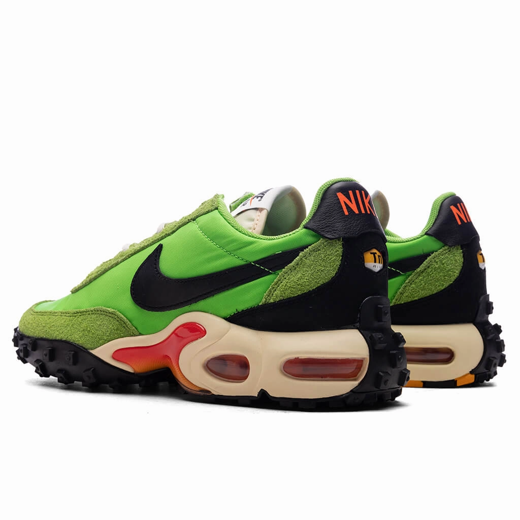 Air Max Waffle - Action Green/Black/Total Orange Nike Lightweight Everyday Shoes