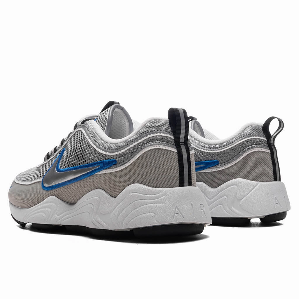 Air Zoom Spiridon SP - Metallic Silver/Signal Blue/White Nike Lightweight Everyday Shoes