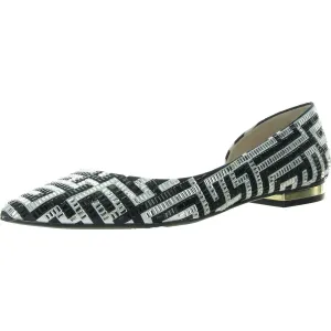 Airi Womens Embellished Textured D'Orsay