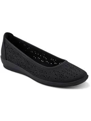 Alessia 3 Womens Padded Insole Faux Leather Ballet Flats