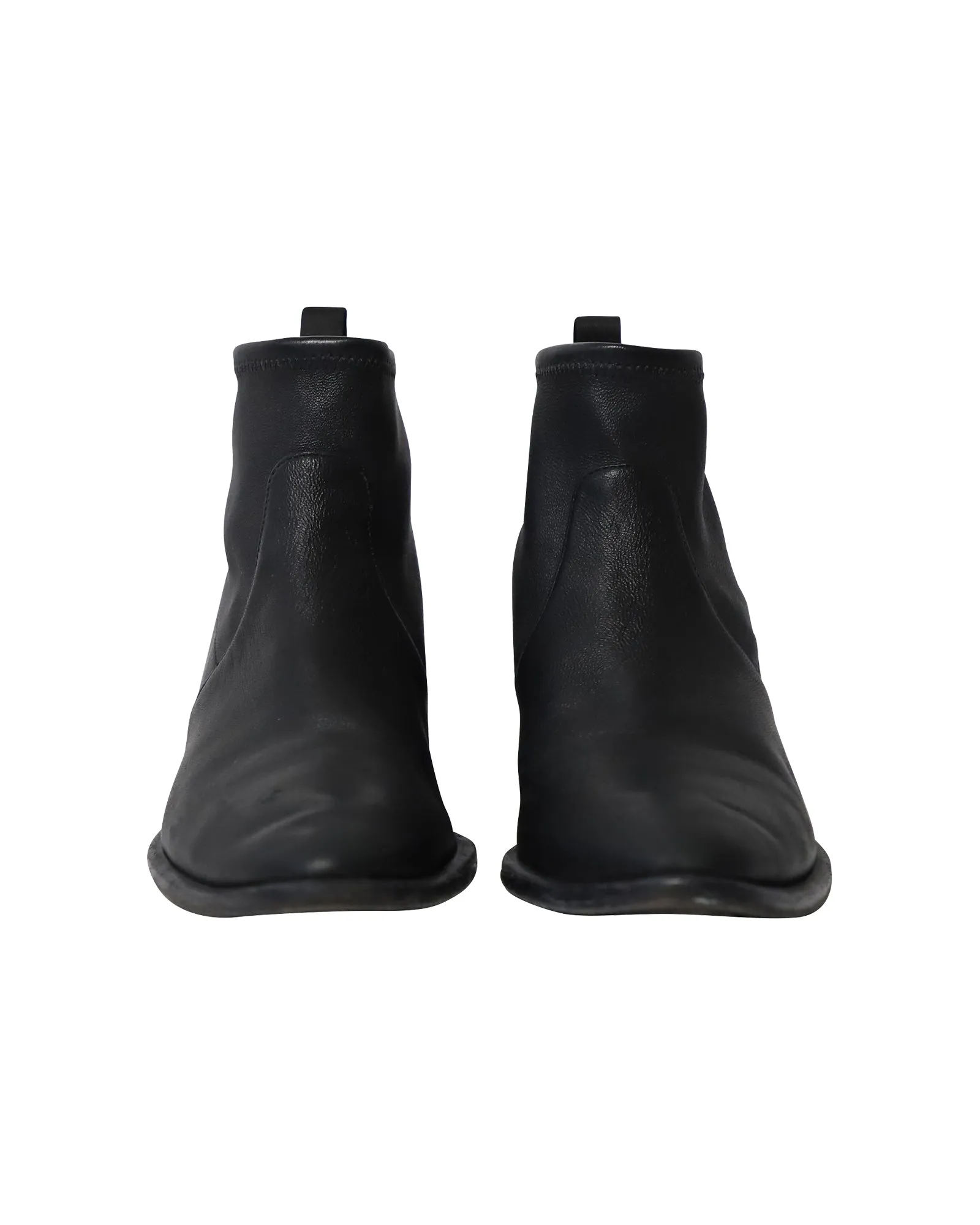 Alexander Wang Kori Cutout Ankle Boots In Black Leather