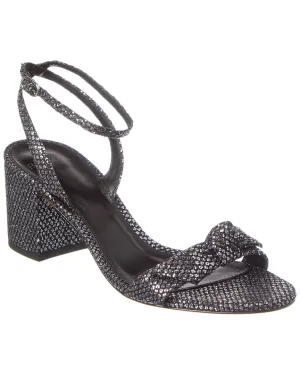 Alexandre Birman Clarita Block 60 Glitter Leather Sandal