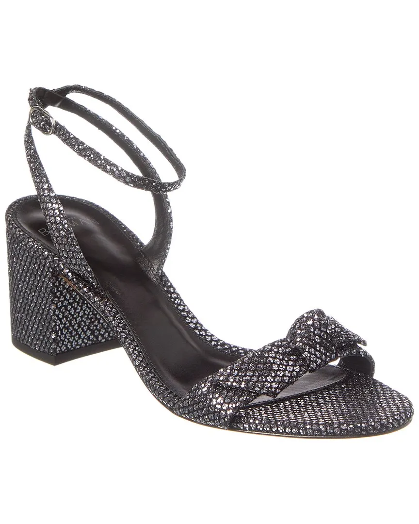 Alexandre Birman Clarita Block 60 Glitter Leather Sandal