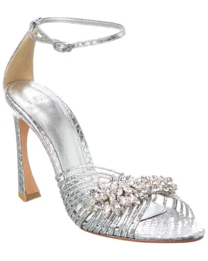 Alexandre Birman Lisa Crystal 100 Embossed Leather