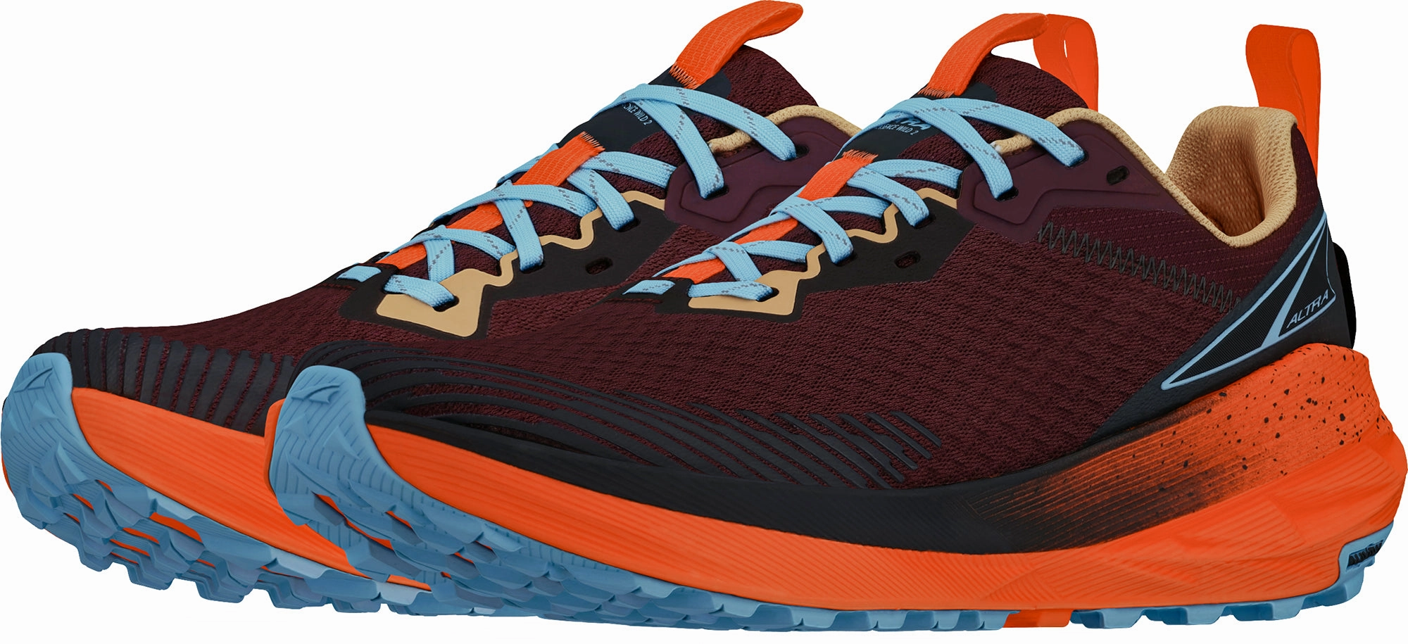 Altra Experience Wild 2 Womens Trail Running Shoes - Red Long-Distance Running Shoes