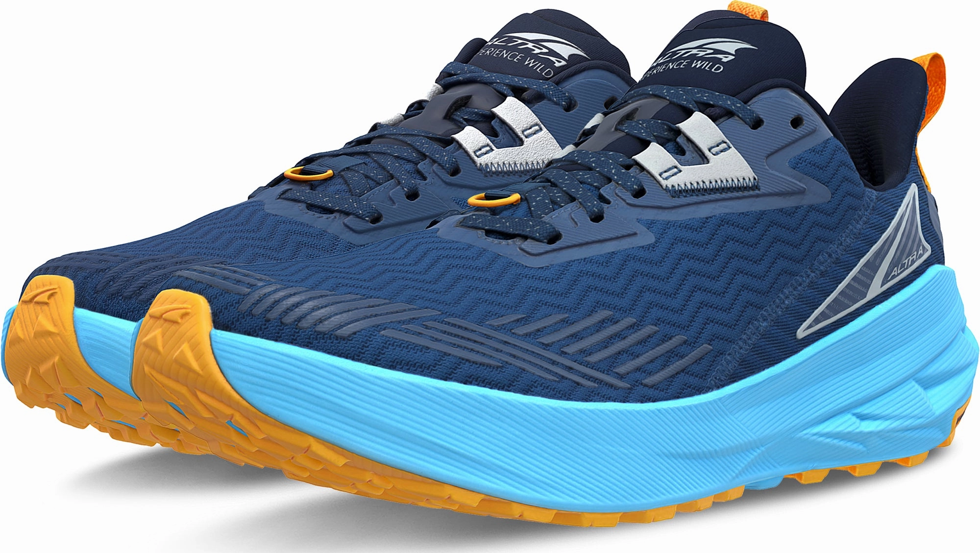 Altra Experience Wild Mens Trail Running Shoes - Blue Long-Distance Running Shoes