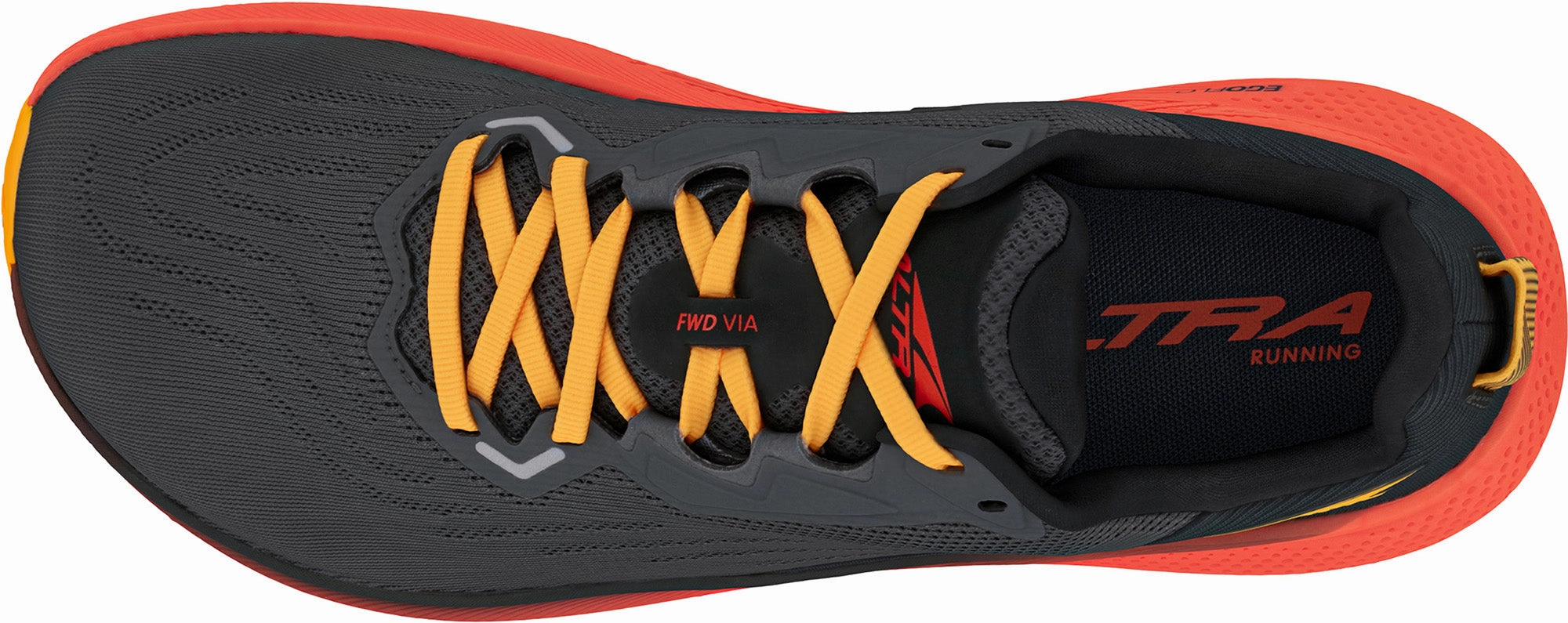 Altra FWD VIA Mens Running Shoes - Black Long-Distance Running Shoes