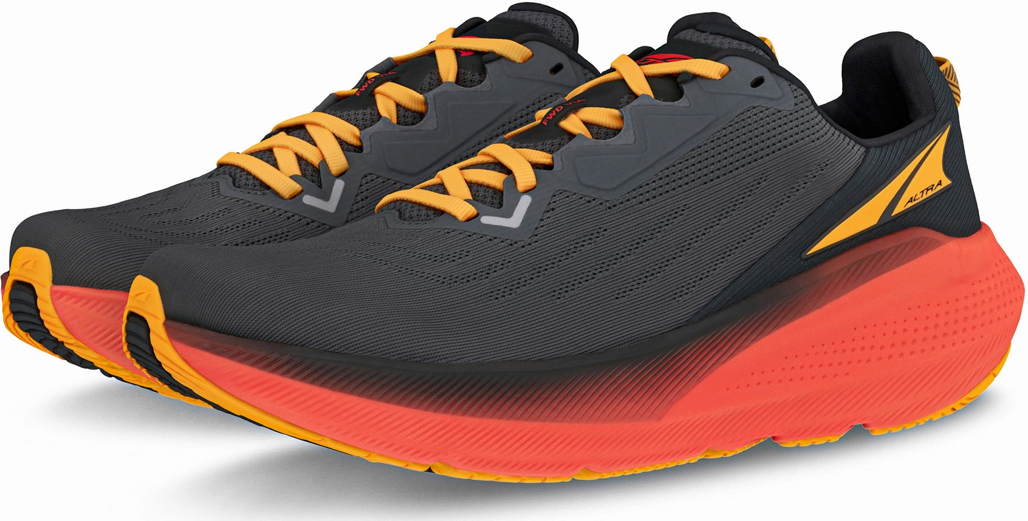 Altra FWD VIA Mens Running Shoes - Black Long-Distance Running Shoes