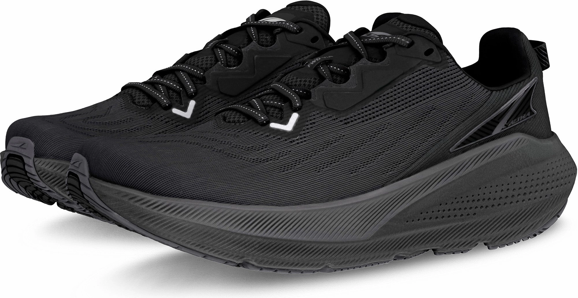 Altra FWD VIA Womens Running Shoes - Black Long-Distance Running Shoes