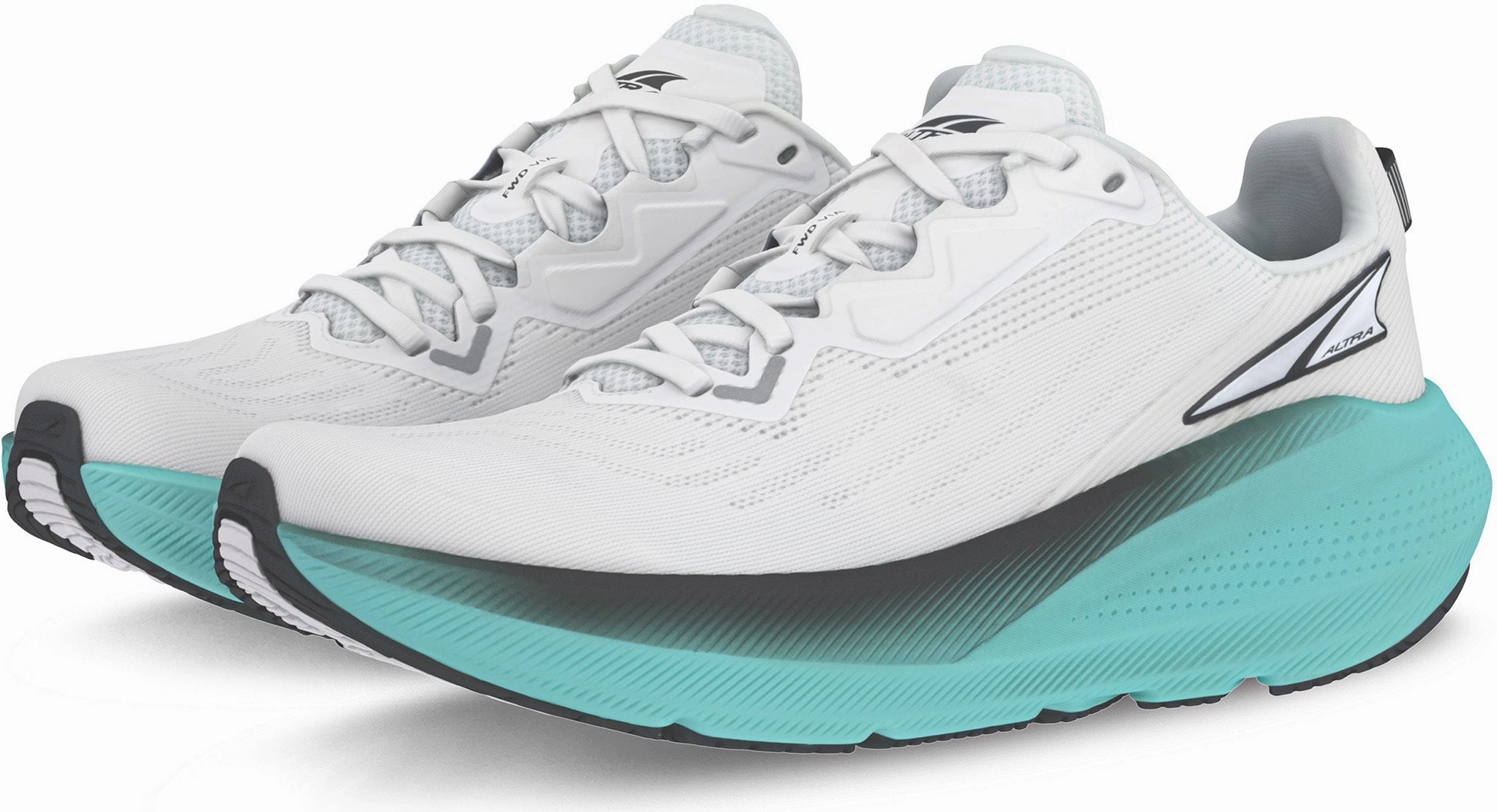 Altra FWD VIA Womens Running Shoes - White Long-Distance Running Shoes
