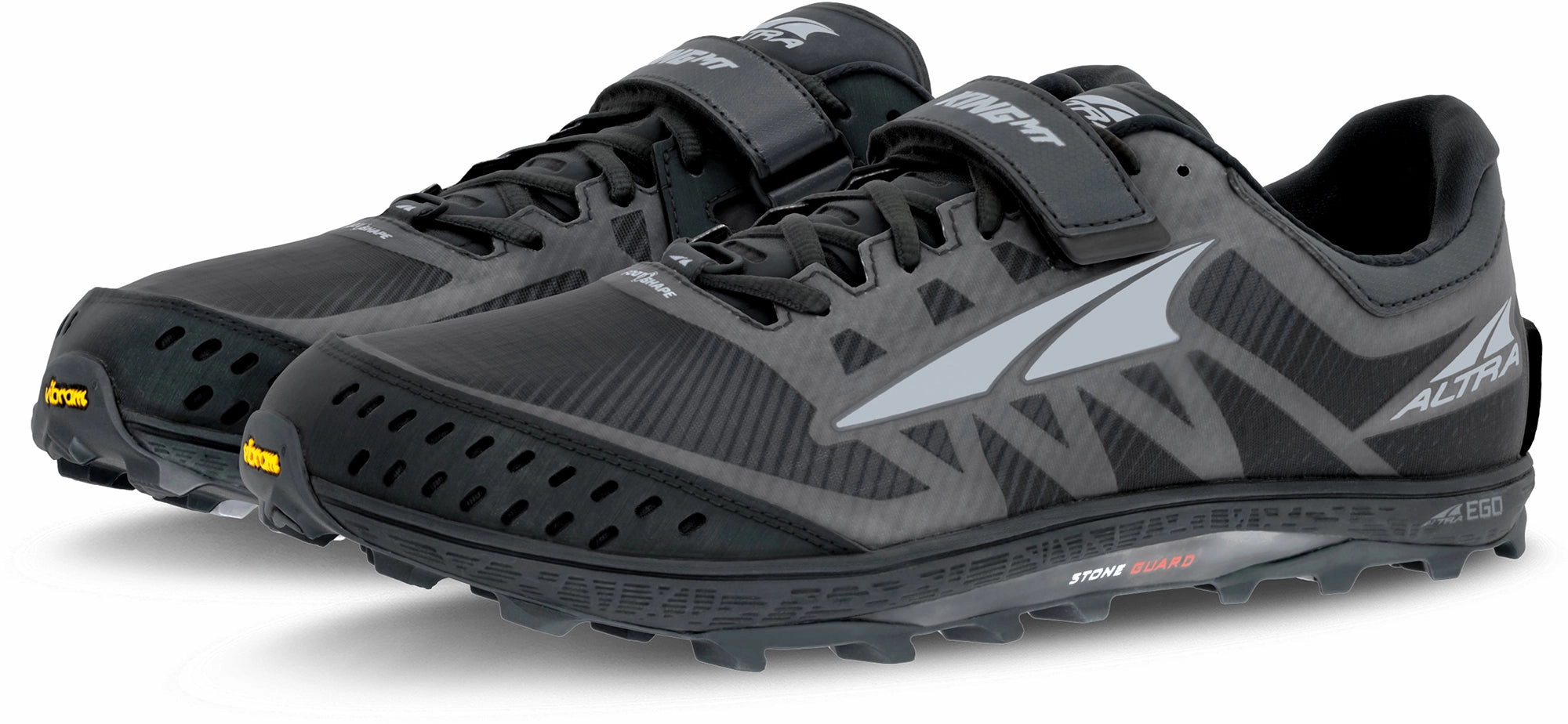 Altra King MT 2 Mens Trail Running Shoes - Black Long-Distance Running Shoes