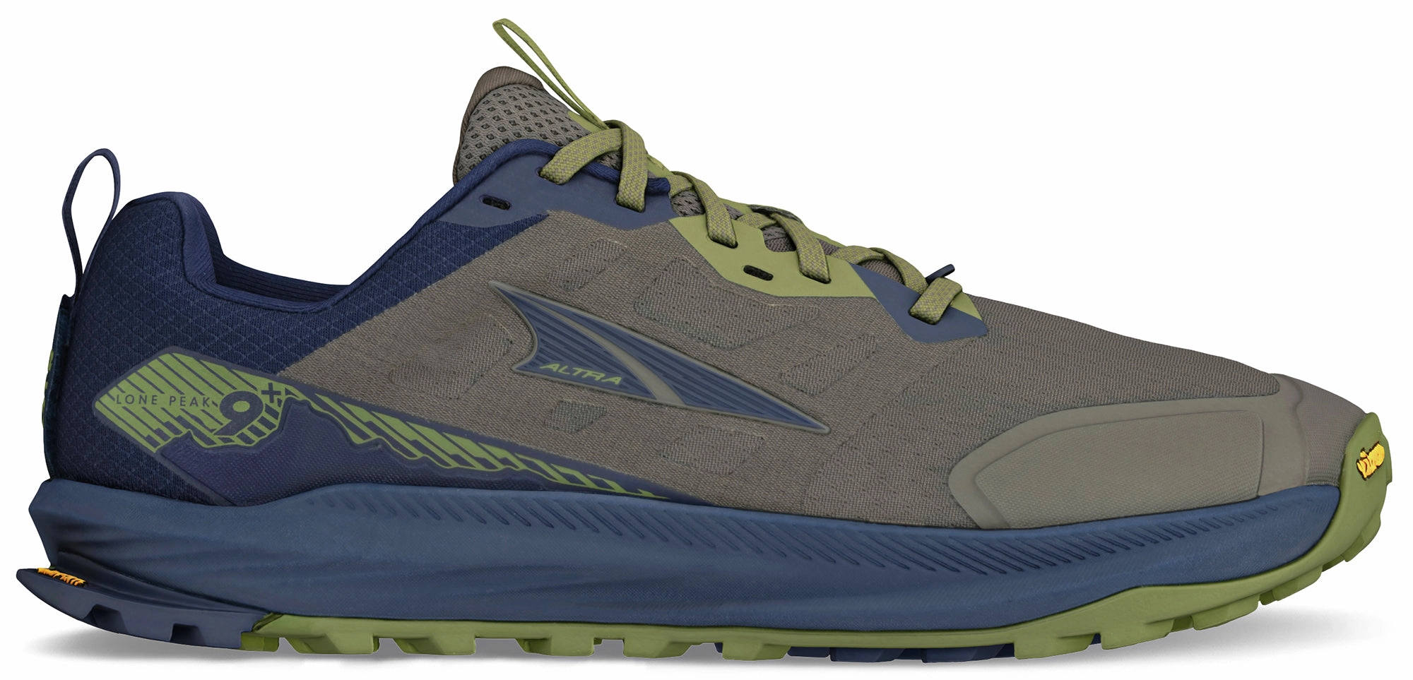 Altra Lone Peak 9  Mens Trail Running Shoes - Green Altra running footwear