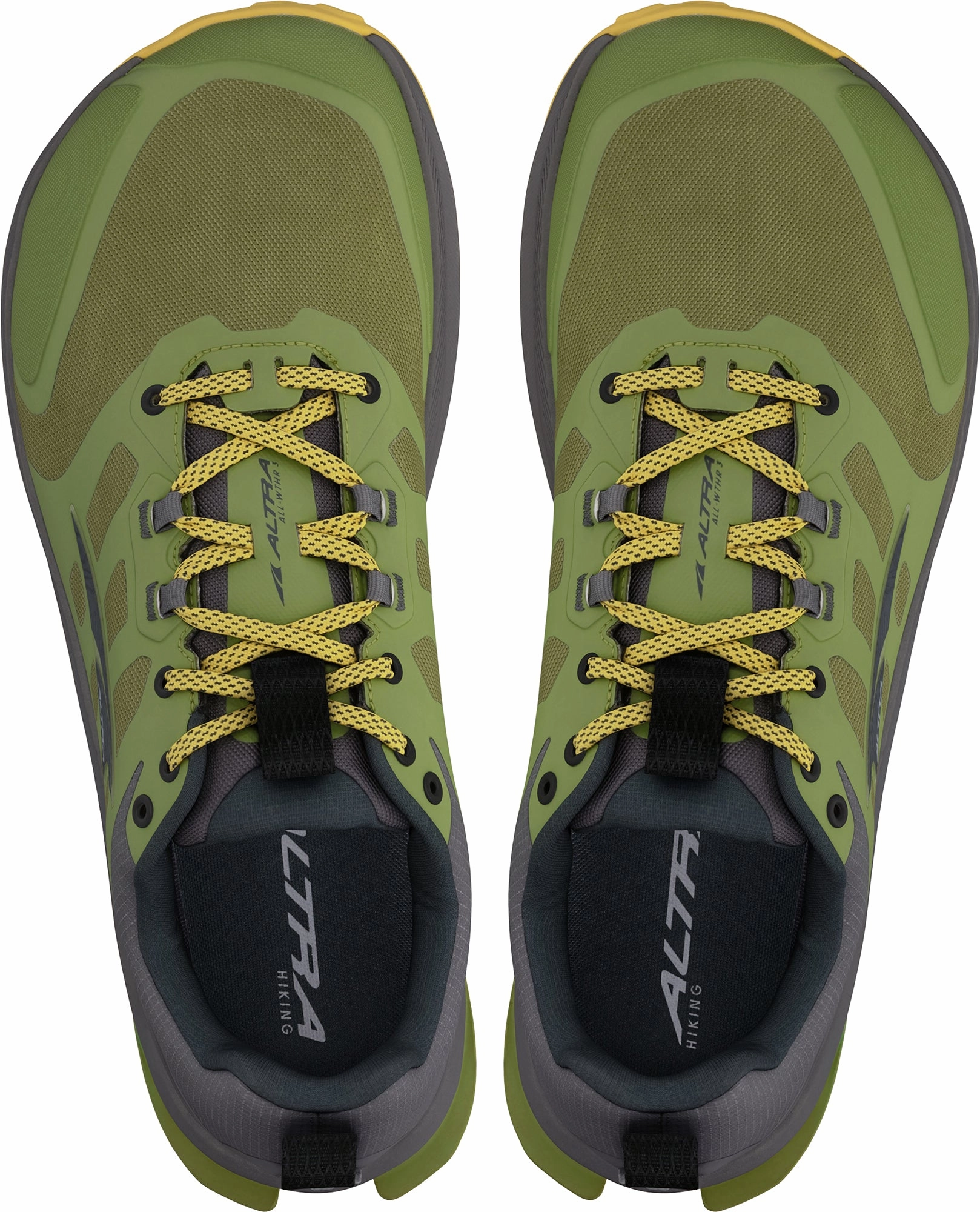 Altra Lone Peak 9 Waterproof Mens Trail Running Shoes - Green Long-Distance Running Shoes